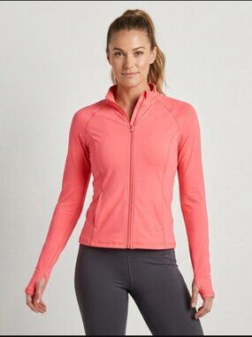 Coolibar Malawi Swim Jacket UPF 50+ Lightweight Quick Dry Zip Sun Protection S